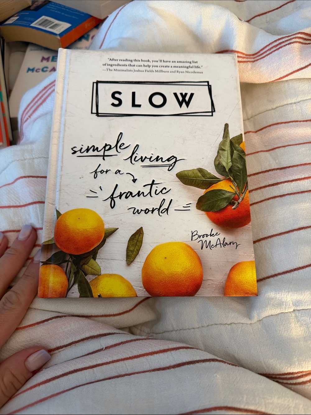 SLOW: Simple Living for a Frantic World — Orange Cover